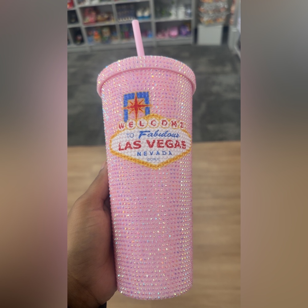 Pink Las Vegas Party Cup